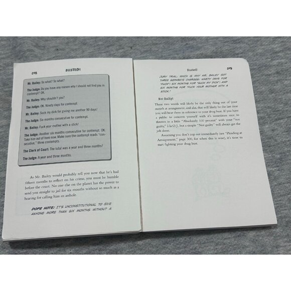 Busted! Drug War Survival Skill By M Chris & Fabricant Paperback 2005 - Picture 5 of 9